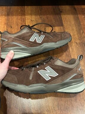 New Balance 608v5 Running Sneaker Shoes Men's Size 10.5 Brown Suede
